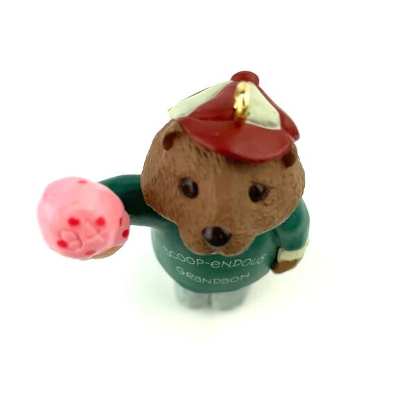 Vintage Hallmark Keepsake Grandson Christmas Ornament 1994 Scoopendous Grandson - Picture 7 of 11